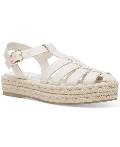Steve Madden Women's Marlin Espadrille Fisherman Sandals In Bone