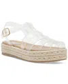 Steve Madden Marlin Sandal In Clear Vinyl