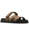 Steve Madden Mayven Flatform Slide Sandal In Brown