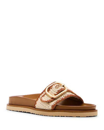 STEVE MADDEN WOMEN'S MEMPHIS BUCKLE SANDALS