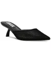 Steve Madden Mariano Mesh Mule In Black Mesh