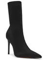 Steve Madden Women's Midnite Pointed-toe Stiletto Dress Booties In Black