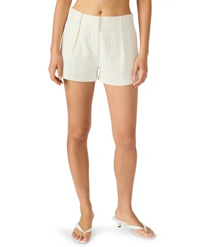 STEVE MADDEN WOMEN'S MINETTE MID-RISE PLEATED SHORTS