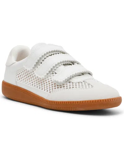 Steve Madden Women's Momentum-m Mesh Sneakers In White Mesh