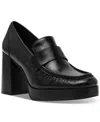 Steve Madden Marla Womens Leather Slip-on Shooties In Black Patent