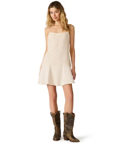 Steve Madden Nabella Mini Dress In Neutral