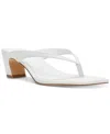 Steve Madden Women's Ninna Blade Heel Thong Sandals In White