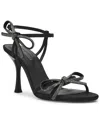 Steve Madden Women's Nixon-r High-heel Bow Dress Sandals In Black