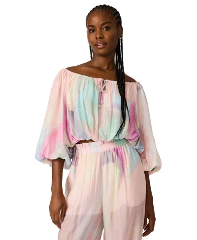 Steve Madden Women's Off-the-shoulder Top In Multi