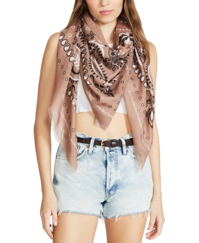 Steve Madden Women's Oversized Paisley Scarf In Natural