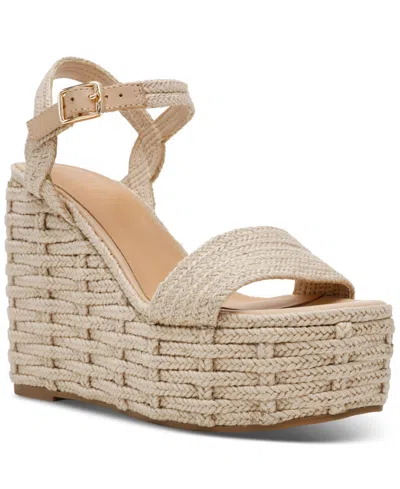 STEVE MADDEN WOMEN'S PINKY PLATFORM ROPE WEDGE SANDALS