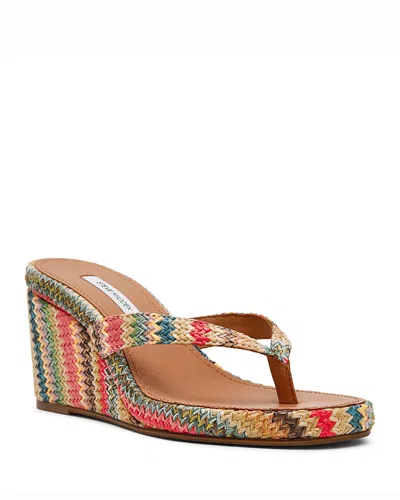 STEVE MADDEN WOMEN'S PLAYING WEDGE SANDALS