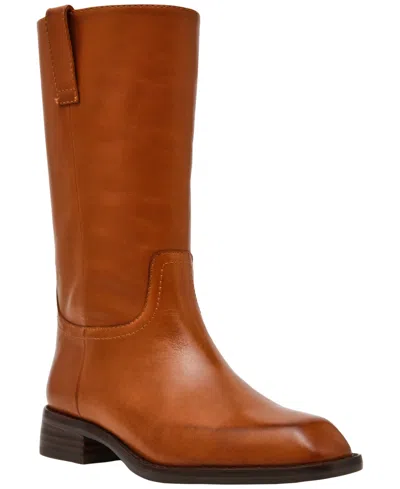 Steve Madden Women's Primo Mid-shaft Engineer Boots In Brown