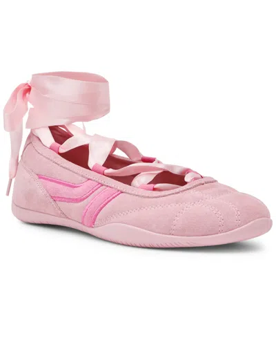 Steve Madden Women's Promise Lace-up Ballet Sneakers In Multi