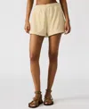 Steve Madden Women's Pull-on Terry Shorts In Neutral
