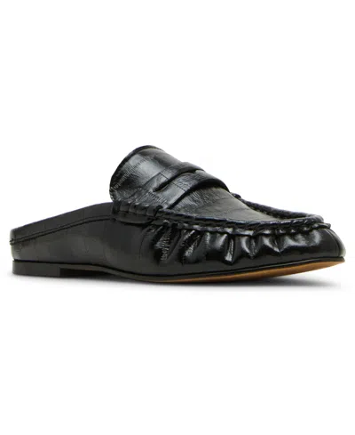 Steve Madden Rafe Loafer Mule In Black