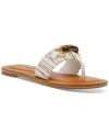 STEVE MADDEN WOMEN'S REBECKA HOODED THONG SLIDE SANDALS