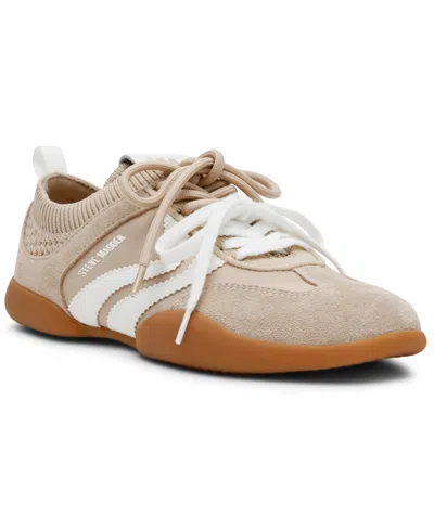 Steve Madden Women's Reboot Lace-up Sneakers In Neutral