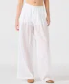 Steve Madden Women's Reeve Cotton Wide Leg Pants