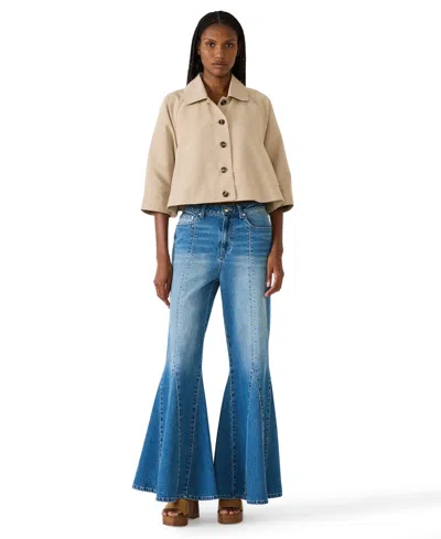 Steve Madden Women's Rhode Button-front Jacket In Brown