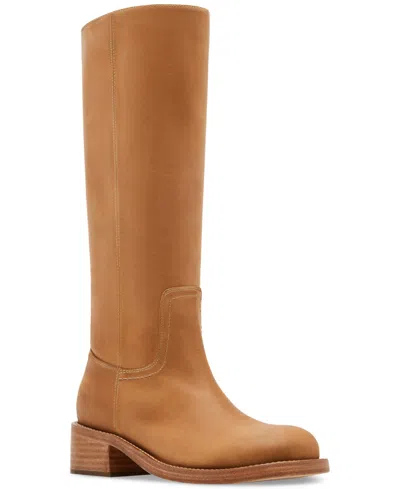Steve Madden Women's Riggs Tall Square-toe Boots In Yellow