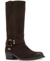 Steve Madden Ruskin Boot In Brown Suede