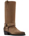 Steve Madden Ruskin Boot In Taupe Suede