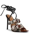 Steve Madden Saddle Embellished Ankle Strap Sandal In Multi