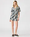 Steve Madden Women's Sandra Printed Button-front Shirt In Multi