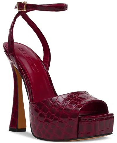 Steve Madden Women's Sass Two-piece Platform High-heel Dress Sandals