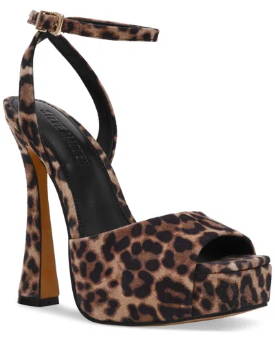Steve Madden Women's Sass Two-piece Platform High-heel Dress Sandals