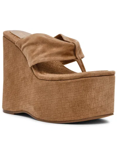 Steve Madden Women's Saucy High-platform Wedge Heel Sandals In Multi