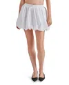 Steve Madden Women's Luca Bubble-hem Mini Skirt In White