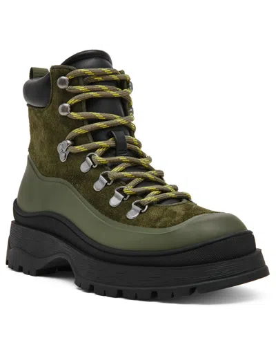 Steve Madden Women's Sergeant Lace-up Lug-sole Hiker Booties In Green