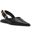 Steve Madden Shay Pointed Toe Slingback Flat In Black