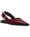 Steve Madden Women's Shay Slingback Pointed-toe Flats In Burgundy
