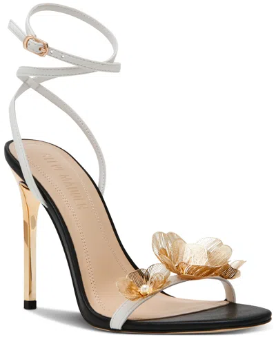 STEVE MADDEN WOMEN'S SHEILA FLORAL EMBELLISHED STILETTO SANDALS