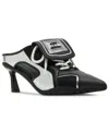 Steve Madden Women's Shevron Kitten-heel Sport Dress Mules In Multi