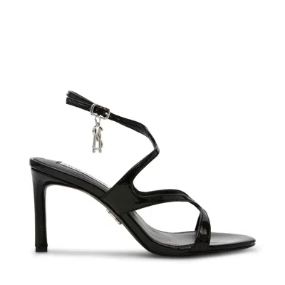 Steve Madden Black Leather Sandals
