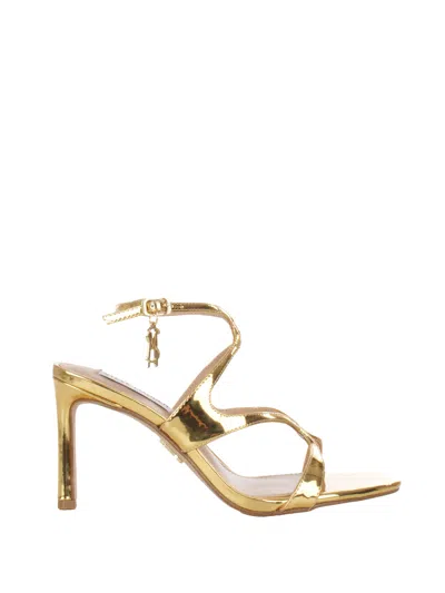 Steve Madden Gold Leather Sandals