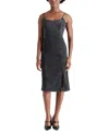 Steve Madden Giselle Denim Dress In Washed Black