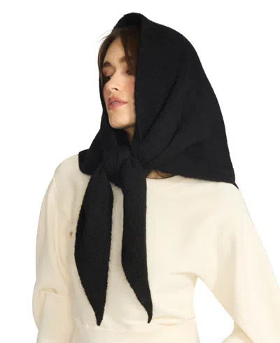 Steve Madden Women's Solid Triangle Scarf In Black