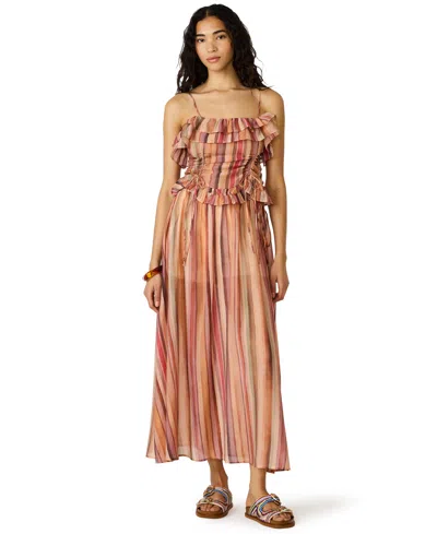 Steve Madden Women's Square Neck Top In Brown