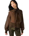 Steve Madden Sutton Top In Brown