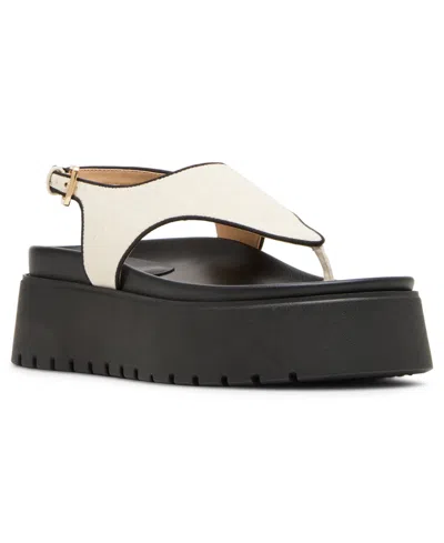 Steve Madden Women's Tabor Hooded Flatform Thong Sandals In Multi