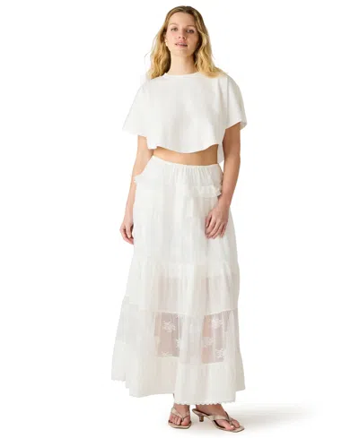 Steve Madden Women's Tarryn Flared Loose Fit Skirt In Yellow