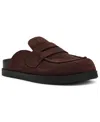 Steve Madden Women's Toryn Tailored Round-toe Slip-on Clogs In Brown