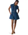 Steve Madden Tucker Cap Sleeve Denim Minidress