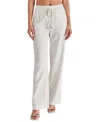Steve Madden Venetia Linen Blend Drawstring Pants In Cloud