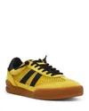 Steve Madden Women's Verdict Low Profile Lace-up Sneakers In Yellow Mesh,black